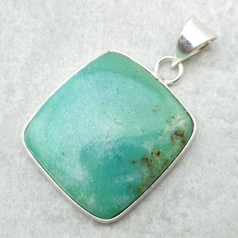 Chrysoprase pendant 29x26 mm no. 81 Chrysoprase pendant 29x26 mm no. 81
