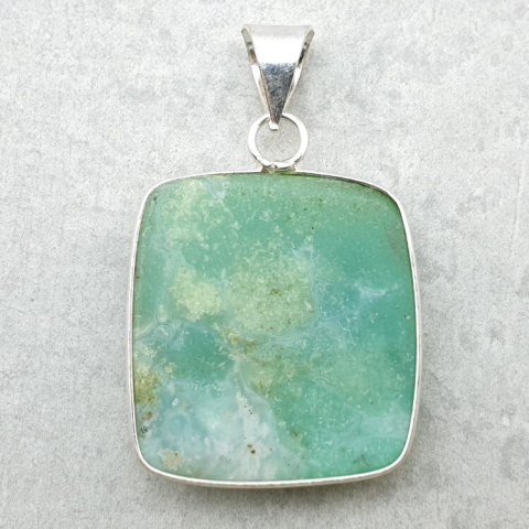 Chrysoprase pendant 29x26 mm no. 81 Chrysoprase pendant 29x26 mm no. 81