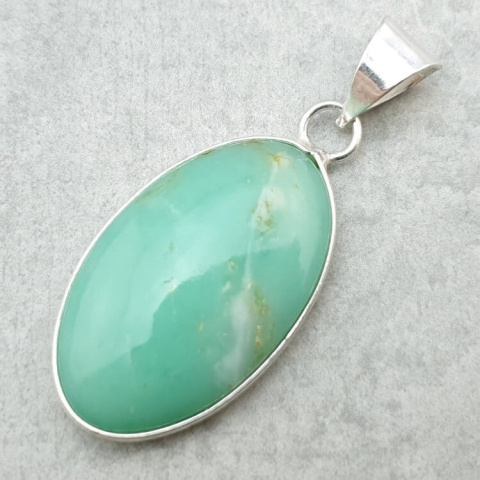 Chrysoprase pendant 30x18 mm no 85 Chrysoprase pendant 30x18 mm no 85