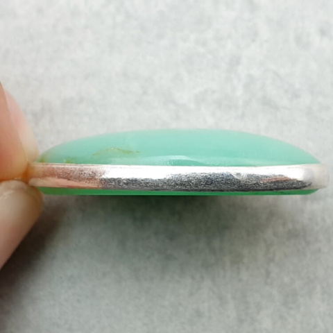 Chrysoprase pendant 30x18 mm no 85 Chrysoprase pendant 30x18 mm no 85