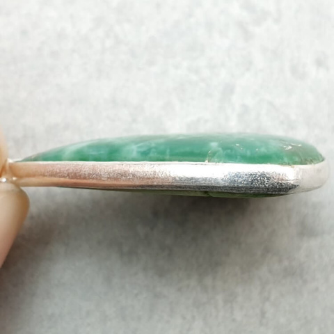 Chrysoprase pendant 30x21 mm no 158 Chrysoprase pendant 30x21 mm no 158