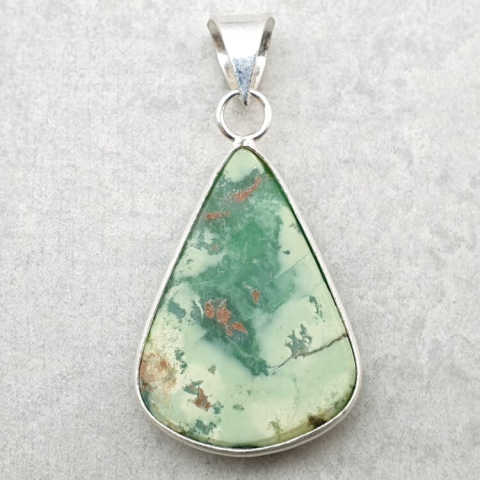 Chrysoprase pendant 30x21 mm no 158 Chrysoprase pendant 30x21 mm no 158
