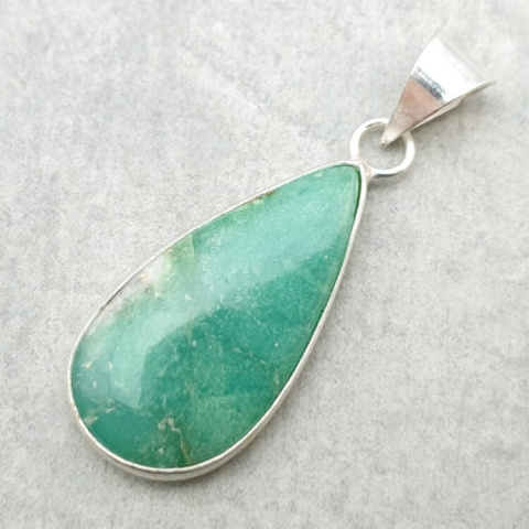 Chrysoprase pendant 31x16 mm no 162 Chrysoprase pendant 31x16 mm no 162