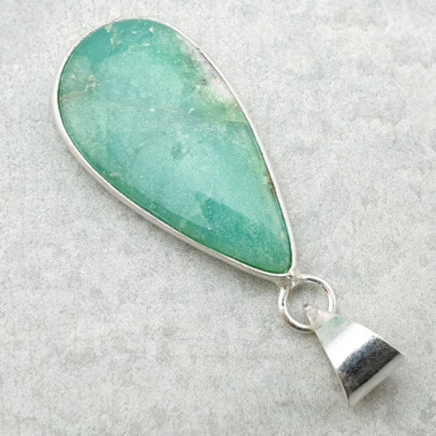 Chrysoprase pendant 31x16 mm no 162 Chrysoprase pendant 31x16 mm no 162