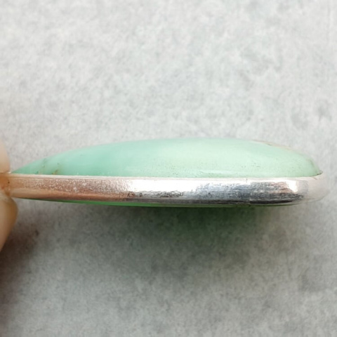 Chrysoprase pendant 31x18 mm no 153 Chrysoprase pendant 31x18 mm no 153