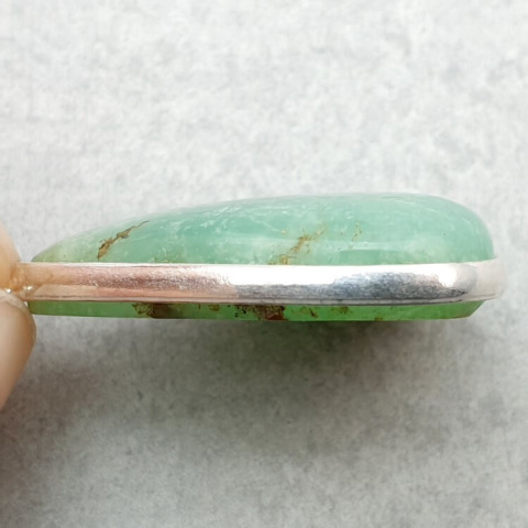 Chrysoprase pendant 31x24 mm no. 155 Chrysoprase pendant 31x24 mm no. 155