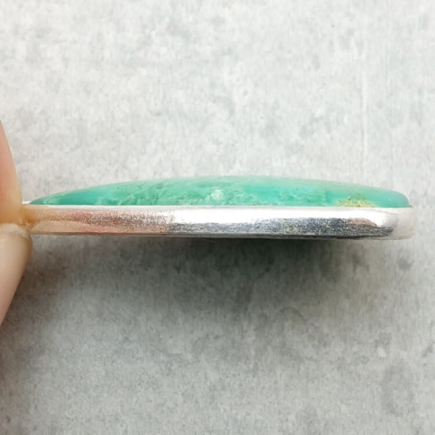 Chrysoprase pendant 32x16 mm no 163 Chrysoprase pendant 32x16 mm no 163