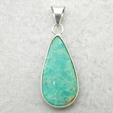Chrysoprase pendant 32x16 mm no 163 Chrysoprase pendant 32x16 mm no 163