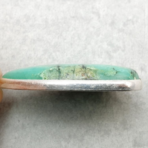 Chrysoprase pendant 32x17 mm no 149 Chrysoprase pendant 32x17 mm no 149