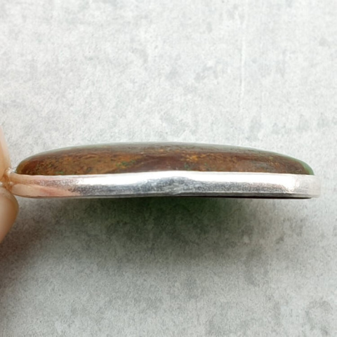 Chrysoprase pendant 32x18 mm no. 159 Chrysoprase pendant 32x18 mm no. 159