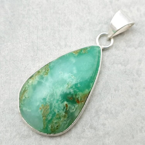 Chrysoprase pendant 33x20 mm no. 86 Chrysoprase pendant 33x20 mm no. 86