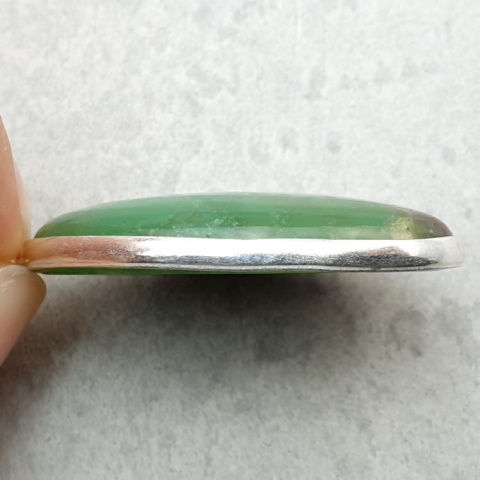 Chrysoprase pendant 33x20 mm no. 89