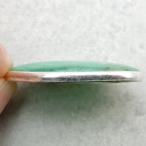 Chrysoprase pendant 33x22 mm no 70 Chrysoprase pendant 33x22 mm no 70