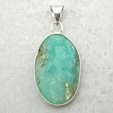Chrysoprase pendant 33x22 mm no 70 Chrysoprase pendant 33x22 mm no 70