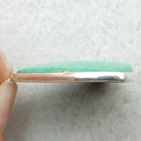Chrysoprase pendant 33x32 mm no. 100 Chrysoprase pendant 33x32 mm no. 100