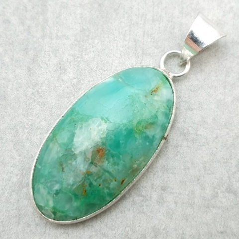 Chrysoprase pendant 34x18 mm no. 146 Chrysoprase pendant 34x18 mm no. 146