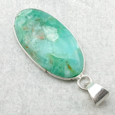 Chrysoprase pendant 34x18 mm no. 146 Chrysoprase pendant 34x18 mm no. 146
