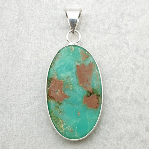 Chrysoprase pendant 35x21 mm no 98 Chrysoprase pendant 35x21 mm no 98