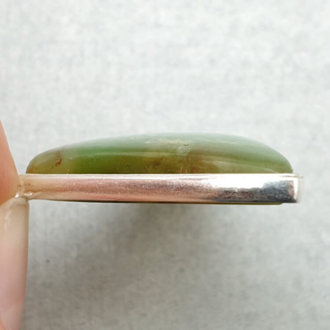 Chrysoprase pendant 35x23 mm no. 113 Chrysoprase pendant 35x23 mm no. 113