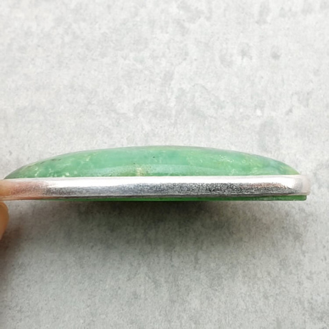 Chrysoprase pendant 36x16 mm no 87 Chrysoprase pendant 36x16 mm no 87