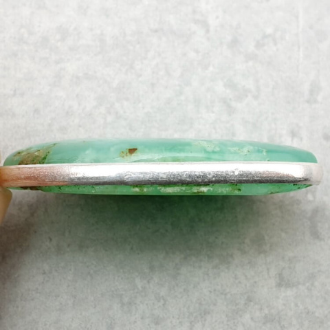 Chrysoprase pendant 36x18 mm no 161 Chrysoprase pendant 36x18 mm no 161