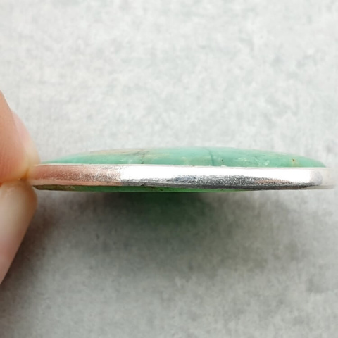 Chryzopraz zawieszka 36x26 mm nr 75 Chryzopraz zawieszka 36x26 mm nr 75