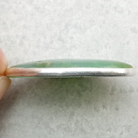 Chrysoprase pendant 37x23 mm no 101 Chrysoprase pendant 37x23 mm no 101