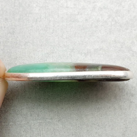 Chrysoprase pendant 38x20 mm no 69 Chrysoprase pendant 38x20 mm no 69
