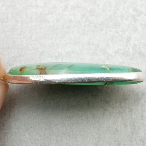 Chrysoprase pendant 38x21 mm no 137 Chrysoprase pendant 38x21 mm no 137