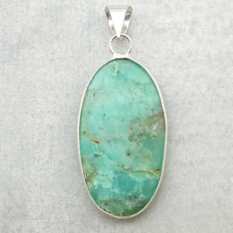 Chrysoprase pendant 38x21 mm no 137 Chrysoprase pendant 38x21 mm no 137
