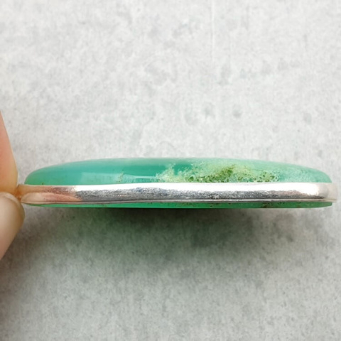 Chrysoprase pendant 39x19 mm no 96 Chrysoprase pendant 39x19 mm no 96