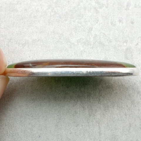 Chrysoprase pendant 40x21 mm no. 102 Chrysoprase pendant 40x21 mm no. 102