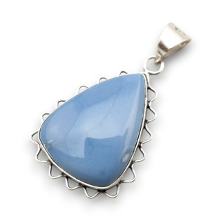 Blue opal pendant 29x22 mm no 79
