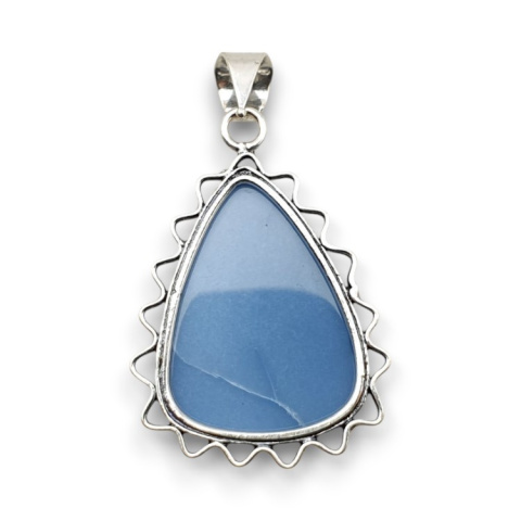 Blue opal pendant 29x22 mm no 79 Blue opal pendant 29x22 mm no 79