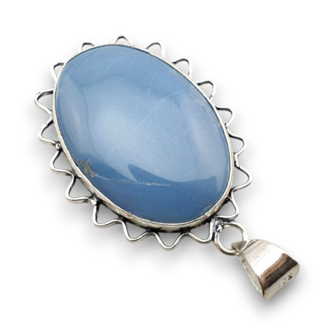 Blue opal pendant 30x21 mm no 75 Blue opal pendant 30x21 mm no 75