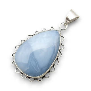 Blue opal pendant 31x22 mm no 90