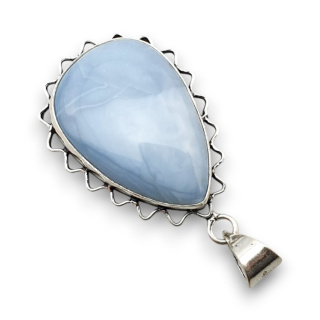 Blue opal pendant 31x22 mm no 90