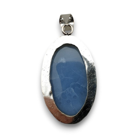 Blue opal pendant 32x19 mm no 85 Blue opal pendant 32x19 mm no 85