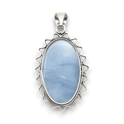 Blue opal pendant 32x20 mm no 69 Blue opal pendant 32x20 mm no 69