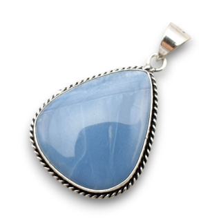 Blue opal pendant 32x27 mm no 77