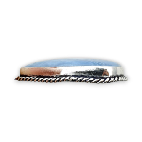 Blue opal pendant 32x27 mm no 77 Blue opal pendant 32x27 mm no 77