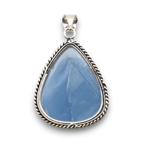 Blue opal pendant 32x27 mm no 77 Blue opal pendant 32x27 mm no 77