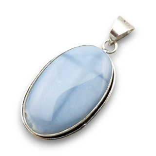 Blue opal pendant 33x21 mm no 101
