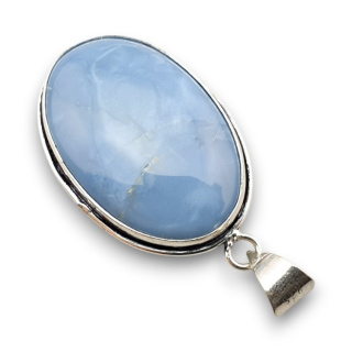 Blue opal pendant 33x22 mm no 83