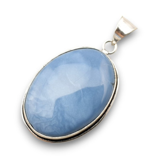 Blue opal pendant 33x24 mm no 80