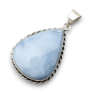 Blue opal pendant 33x26 mm no 88