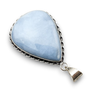 Blue opal pendant 33x26 mm no 88
