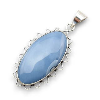 Blue opal pendant 35x18 mm no 92