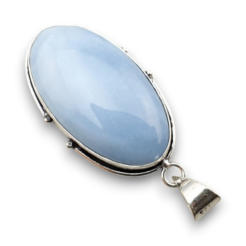 Blue opal pendant 35x20 mm no 110 Blue opal pendant 35x20 mm no 110
