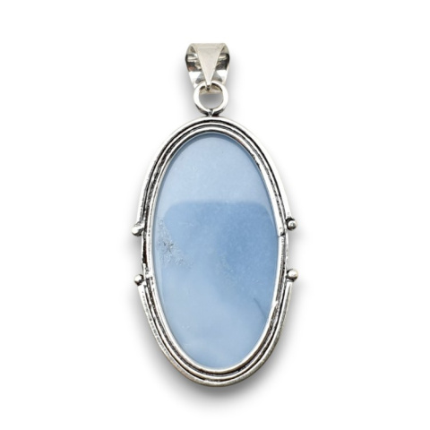 Blue opal pendant 35x20 mm no 110 Blue opal pendant 35x20 mm no 110